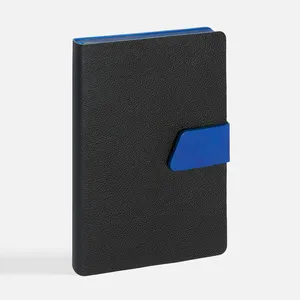 Ежедневник Boom, недатированный, черный с ярко-синий заказать онлайн со своим дизайном в РПК КБ с доставкой и скидками