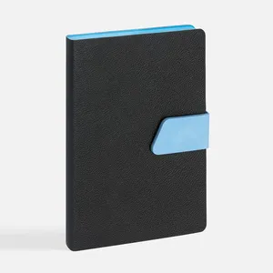 Ежедневник Boom, недатированный, черный с голубым заказать онлайн со своим дизайном в РПК КБ с доставкой и скидками