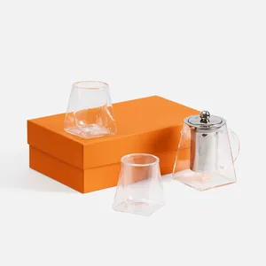 Чайный набор Quadroni в оранжевой коробке заказать онлайн со своим дизайном в РПК КБ с доставкой и скидками