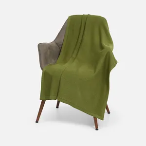 Плед Ornato, зеленый (лавровый) заказать онлайн со своим дизайном в РПК КБ с доставкой и скидками