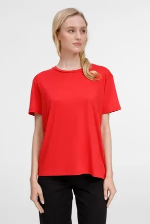 Футболка унисекс Senti, красная заказать онлайн со своим дизайном в РПК КБ с доставкой и скидками