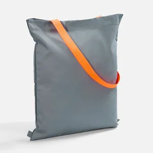 Шопер B3, серый с оранжевыми ручками заказать онлайн со своим дизайном в РПК КБ с доставкой и скидками