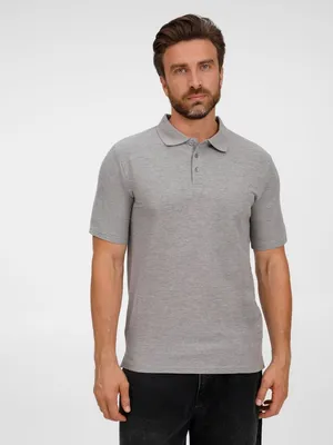 Рубашка поло унисекс Tervise, серый меланж заказать онлайн со своим дизайном в РПК КБ с доставкой и скидками