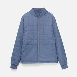 Куртка унисекс Warmbridge, синяя (джинс) заказать онлайн со своим дизайном в РПК КБ с доставкой и скидками