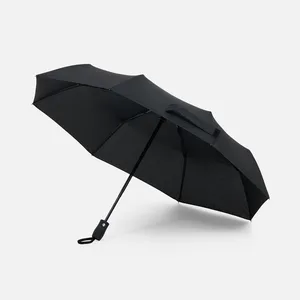 Зонт складной Brellix, черный заказать онлайн со своим дизайном в РПК КБ с доставкой и скидками