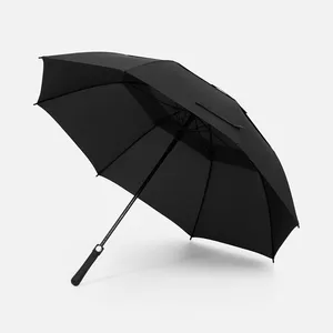 Зонт-трость Dome Double, черный заказать онлайн со своим дизайном в РПК КБ с доставкой и скидками