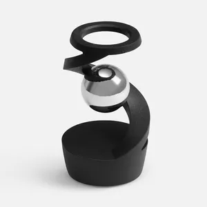 Настольный антистресс Mindflow, черный с серебристым заказать онлайн со своим дизайном в РПК КБ с доставкой и скидками