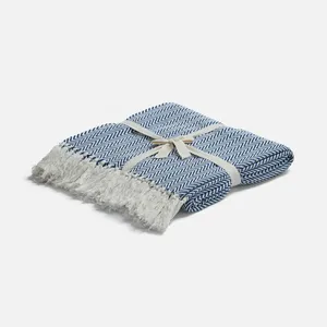 Плед Landour, синий заказать онлайн со своим дизайном в РПК КБ с доставкой и скидками