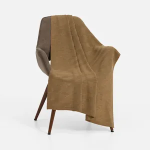 Плед Locus Solus, коричнево-бежевый меланж заказать онлайн со своим дизайном в РПК КБ с доставкой и скидками