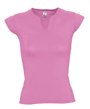 Футболка женская Mint 170, розовая заказать онлайн со своим дизайном в РПК КБ с доставкой и скидками