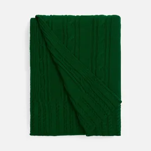 Плед Remitti, глубокий зеленый заказать онлайн со своим дизайном в РПК КБ с доставкой и скидками