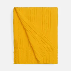 Плед Remitti, желтый заказать онлайн со своим дизайном в РПК КБ с доставкой и скидками