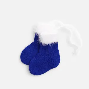 Подвеска на елку «Вьюжка», носочки, синяя заказать онлайн со своим дизайном в РПК КБ с доставкой и скидками