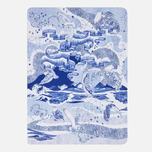 Флисовый плед «Чудеса прилетели» заказать онлайн со своим дизайном в РПК КБ с доставкой и скидками