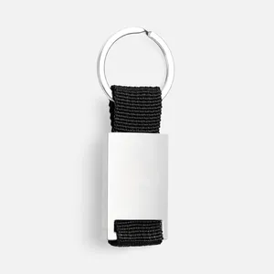 Брелок Inlet с тканевой вставкой, черный заказать онлайн со своим дизайном в РПК КБ с доставкой и скидками