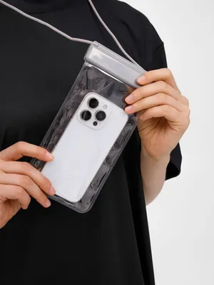 Водонепроницаемый чехол для телефона Aqualock, серый заказать онлайн со своим дизайном в РПК КБ с доставкой и скидками