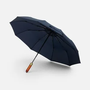 Зонт складной Cloudburst в подарочной упаковке, темно-синий заказать онлайн со своим дизайном в РПК КБ с доставкой и скидками