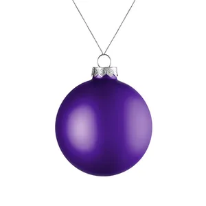 Елочный шар Finery Matt, 8 см, матовый фиолетовый заказать онлайн со своим дизайном в РПК КБ с доставкой и скидками