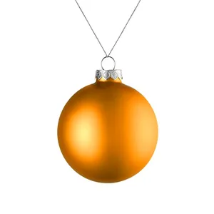 Елочный шар Finery Matt, 8 см, матовый оранжевый заказать онлайн со своим дизайном в РПК КБ с доставкой и скидками