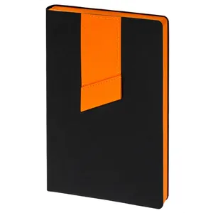 Ежедневник Bookmark, недатированный, черный с оранжевым заказать онлайн со своим дизайном в РПК КБ с доставкой и скидками
