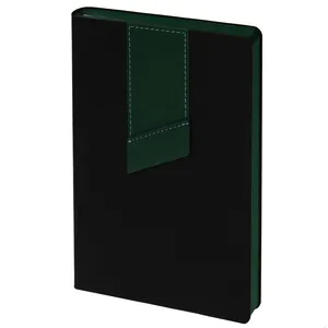 Ежедневник Bookmark, недатированный, черный с зеленым заказать онлайн со своим дизайном в РПК КБ с доставкой и скидками