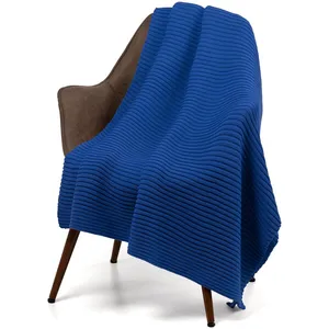 Плед Quill, синий (василек) заказать онлайн со своим дизайном в РПК КБ с доставкой и скидками