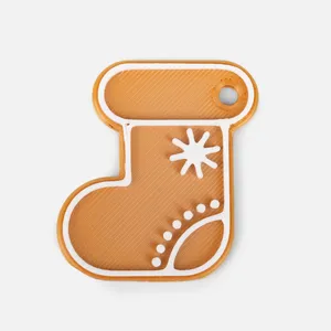 Мини-подвеска «Пряник», 3D-печать на заказ, носочек заказать онлайн со своим дизайном в РПК КБ с доставкой и скидками