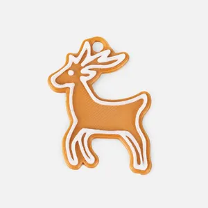 Мини-подвеска «Пряник», 3D-печать на заказ, олень заказать онлайн со своим дизайном в РПК КБ с доставкой и скидками
