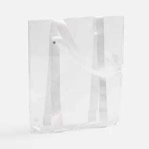 Шопер Clear Fest, ver.2, прозрачный с белыми ручками заказать онлайн со своим дизайном в РПК КБ с доставкой и скидками