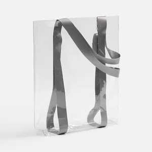 Шопер Clear Fest, ver.2, прозрачный с серыми ручками заказать онлайн со своим дизайном в РПК КБ с доставкой и скидками