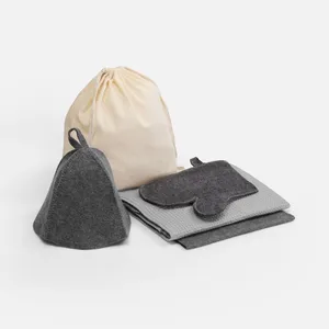 Банный набор Heat Therapy ver.2, мужской, светло-серый заказать онлайн со своим дизайном в РПК КБ с доставкой и скидками