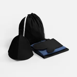 Банный набор Heat Therapy ver.2, мужской, темно-синий заказать онлайн со своим дизайном в РПК КБ с доставкой и скидками