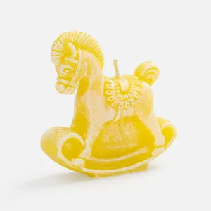 Свеча фигурная «Лошадка-качалка», желтая заказать онлайн со своим дизайном в РПК КБ с доставкой и скидками