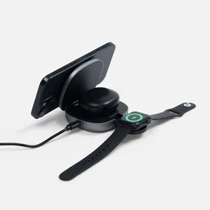 Складная станция беспроводной зарядки flowPad, серая заказать онлайн со своим дизайном в РПК КБ с доставкой и скидками