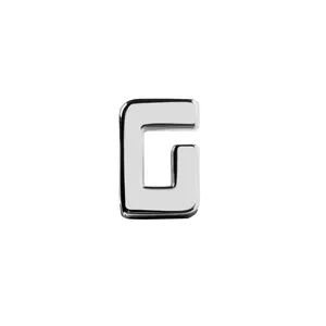Элемент брелка-конструктора «Буква G» заказать онлайн со своим дизайном в РПК КБ с доставкой и скидками