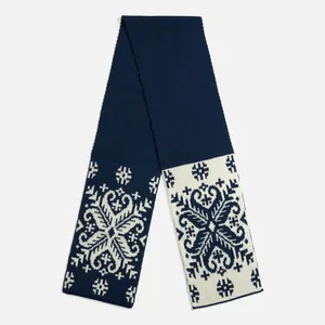 Шарф Wintertude M, синий с белым заказать онлайн со своим дизайном в РПК КБ с доставкой и скидками