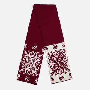 Шарф Wintertude M, красный с белым заказать онлайн со своим дизайном в РПК КБ с доставкой и скидками