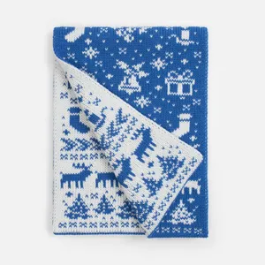 Шарф Holidale, синий с молочным заказать онлайн со своим дизайном в РПК КБ с доставкой и скидками