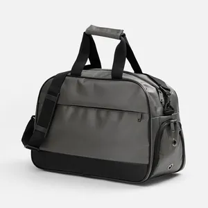 Спортивная сумка Atlantes, серая с черным заказать онлайн со своим дизайном в РПК КБ с доставкой и скидками