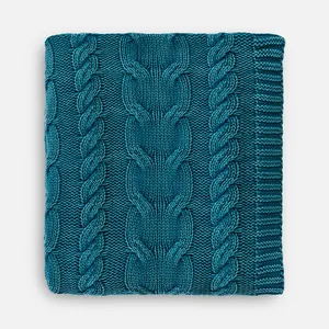 Плед Hygge, темно-зеленый заказать онлайн со своим дизайном в РПК КБ с доставкой и скидками