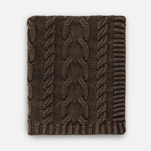 Плед Hygge, коричневый заказать онлайн со своим дизайном в РПК КБ с доставкой и скидками