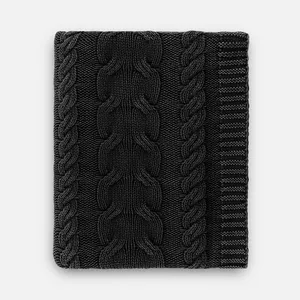 Плед Hygge, темно-серый заказать онлайн со своим дизайном в РПК КБ с доставкой и скидками