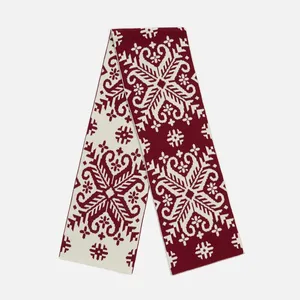 Шарф Wintertude L, красный с белым заказать онлайн со своим дизайном в РПК КБ с доставкой и скидками