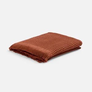 Плед вафельный Elenglect, оранжевый заказать онлайн со своим дизайном в РПК КБ с доставкой и скидками