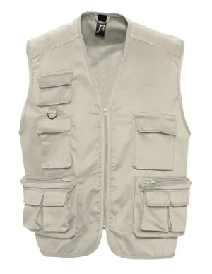 Жилет фотографа Wild 200 бежевый заказать онлайн со своим дизайном в РПК КБ с доставкой и скидками