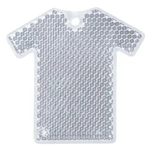 Светоотражатель «Футболка», белый заказать онлайн со своим дизайном в РПК КБ с доставкой и скидками