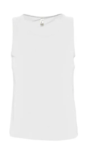 Майка мужская Justin 150, белая заказать онлайн со своим дизайном в РПК КБ с доставкой и скидками