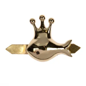 Шильдик «Золотая рыбка», золотистый заказать онлайн со своим дизайном в РПК КБ с доставкой и скидками