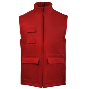 Жилет Worker, красный заказать онлайн со своим дизайном в РПК КБ с доставкой и скидками