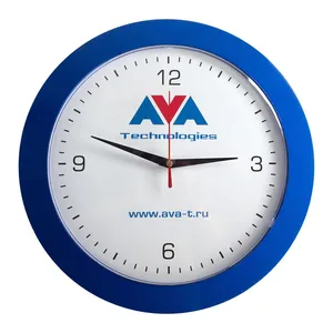 Часы настенные Vivid Large, синие заказать онлайн со своим дизайном в РПК КБ с доставкой и скидками